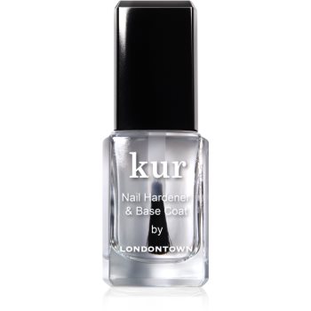 LONDONTOWN Kur Nail Hardener & Base Coat lac intaritor de baza pentru unghii - imagine 2